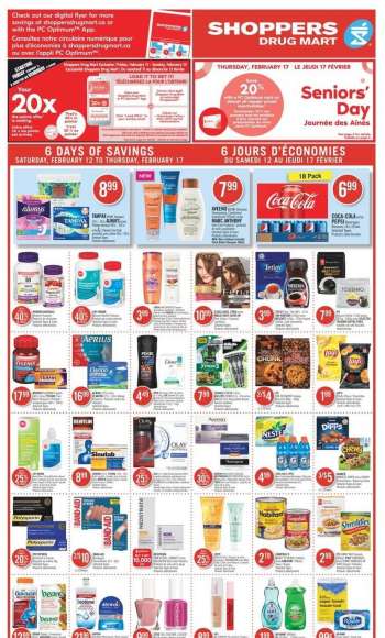 Shoppers Drug Mart Flyer - February 12, 2022 - February 17, 2022.