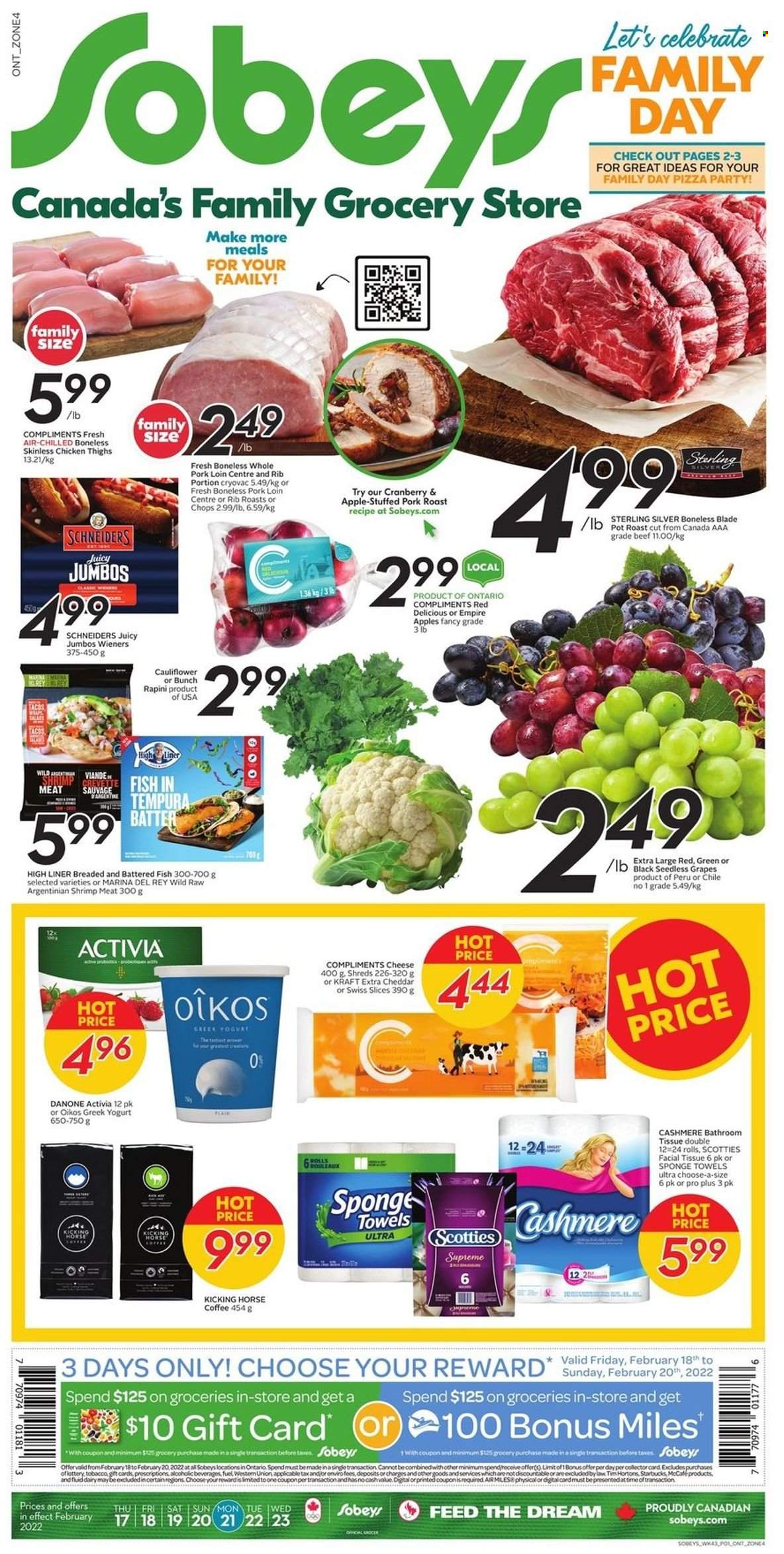 Sobeys flyer - February 17, 2022 - February 23, 2022. Page 1