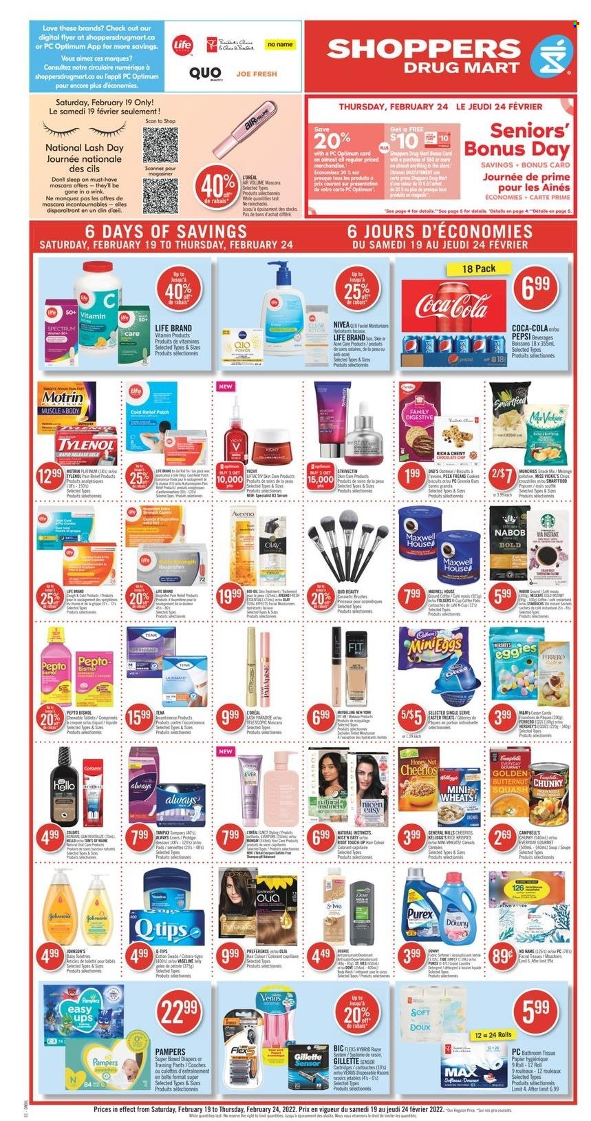 Shoppers Drug Mart flyer - February 19, 2022 - February 24, 2022. Page 1