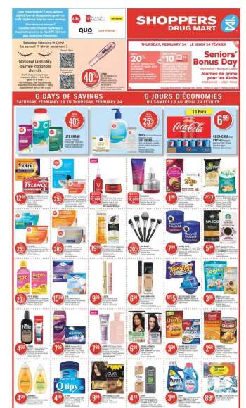 Shoppers Drug Mart Flyer - February 17, 2022 - February 24, 2022.