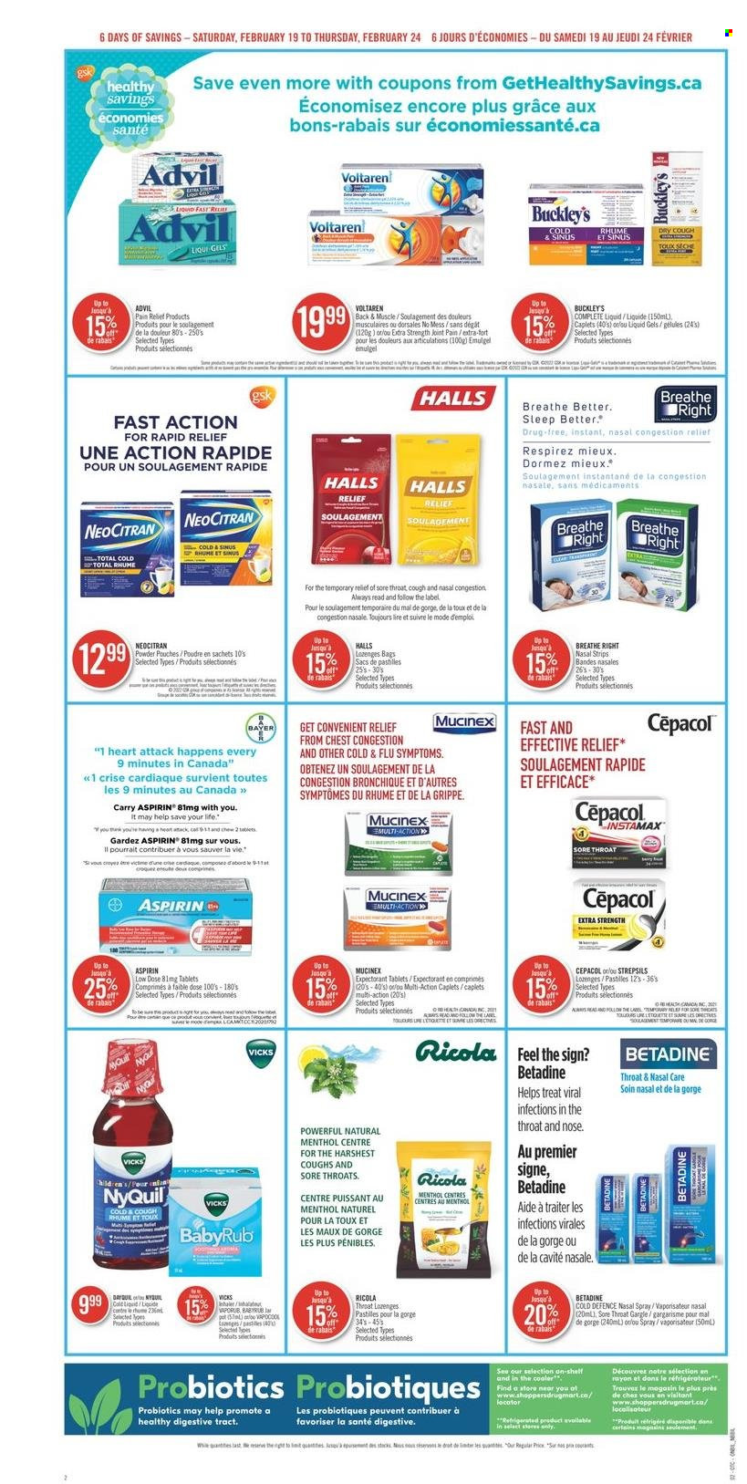 Shoppers Drug Mart flyer - February 19, 2022 - February 24, 2022. Page 10