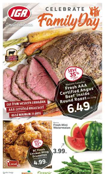IGA Simple Goodness Flyer - February 18, 2022 - February 24, 2022.