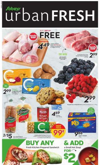 Circulaire Sobeys Urban Fresh - 24 Février 2022 - 02 Mars 2022.
