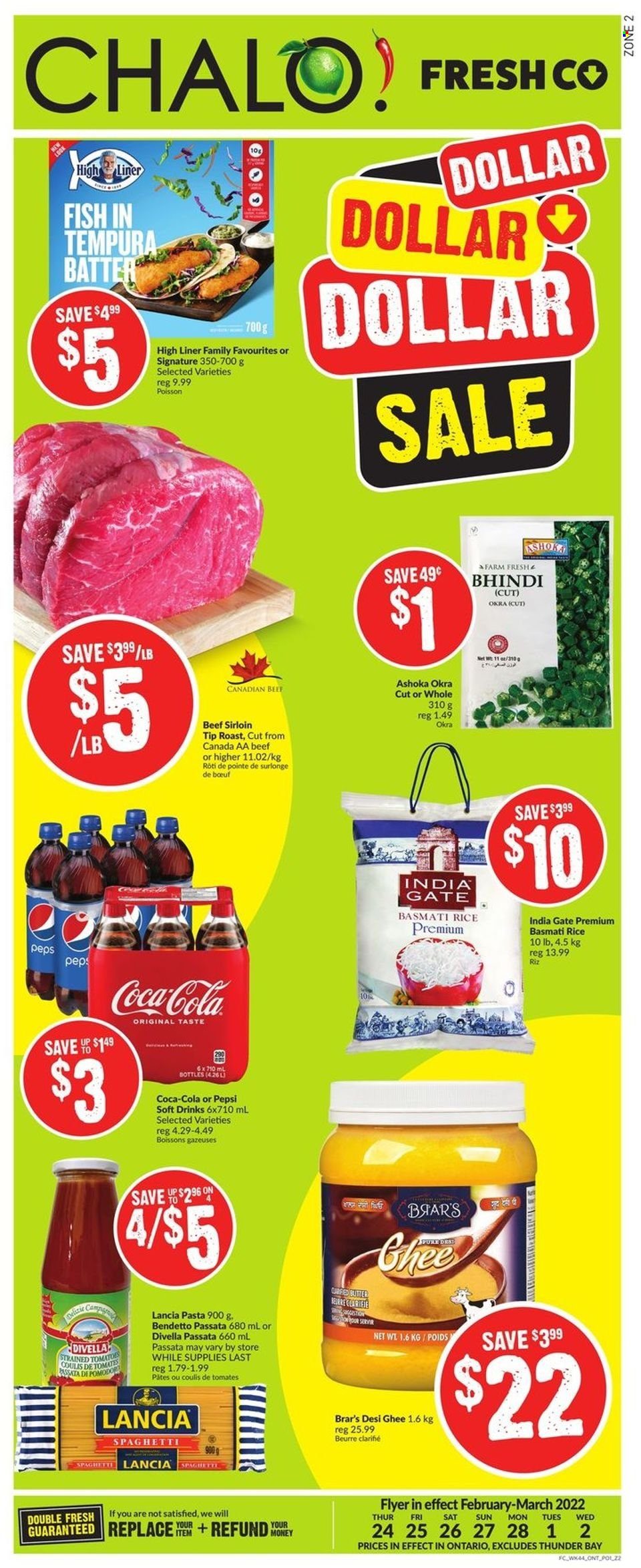 Chalo! FreshCo. flyer - February 24, 2022 - March 02, 2022. Page 1