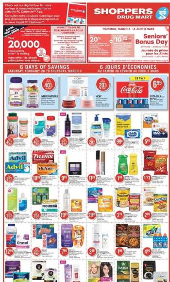 Shoppers Drug Mart Flyer - February 26, 2022 - March 03, 2022.
