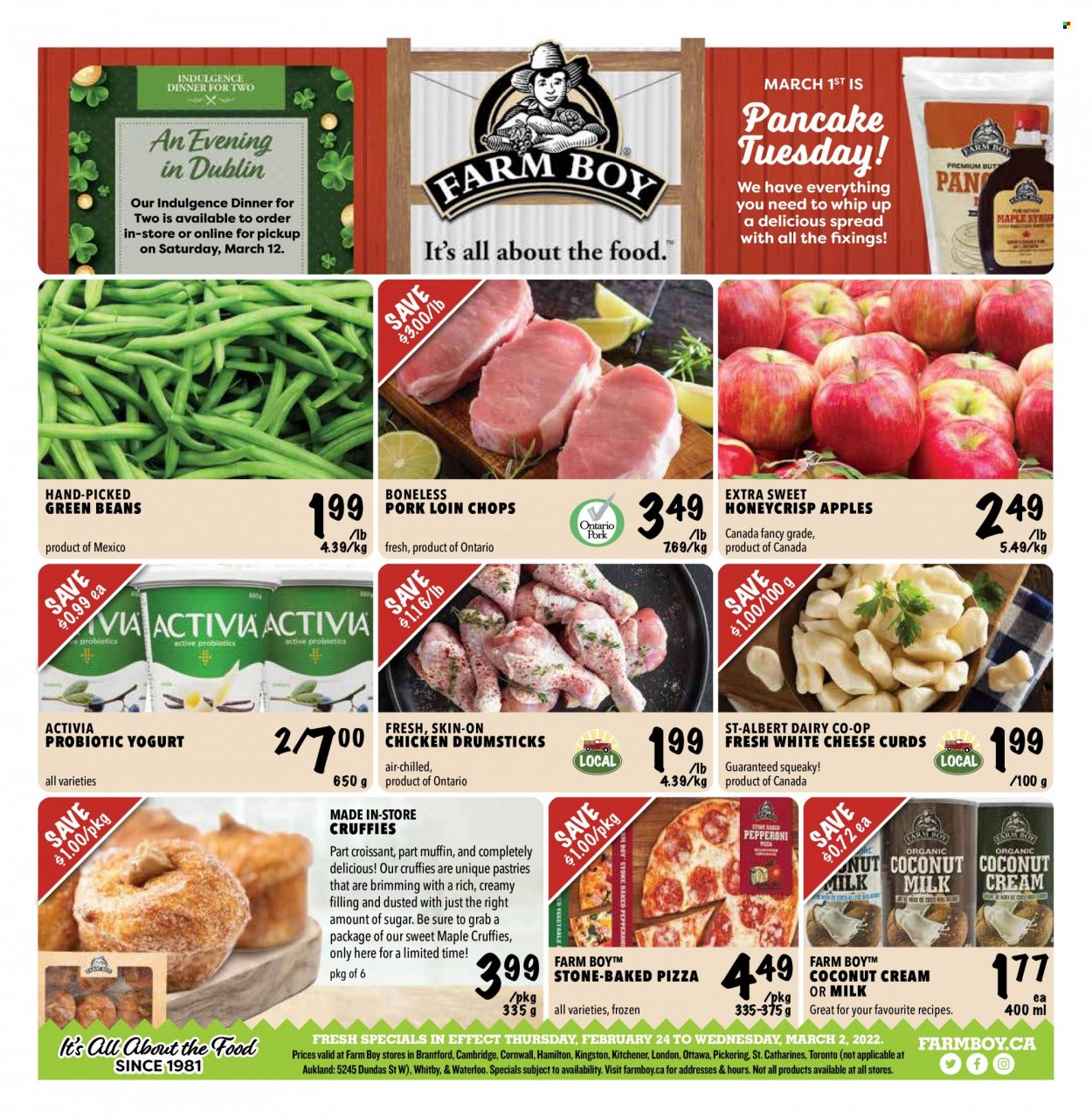 Farm Boy flyer - February 24, 2022 - March 02, 2022. Page 1
