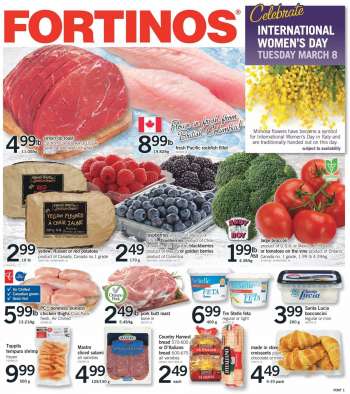Fortinos Flyer - March 03, 2022 - March 09, 2022.