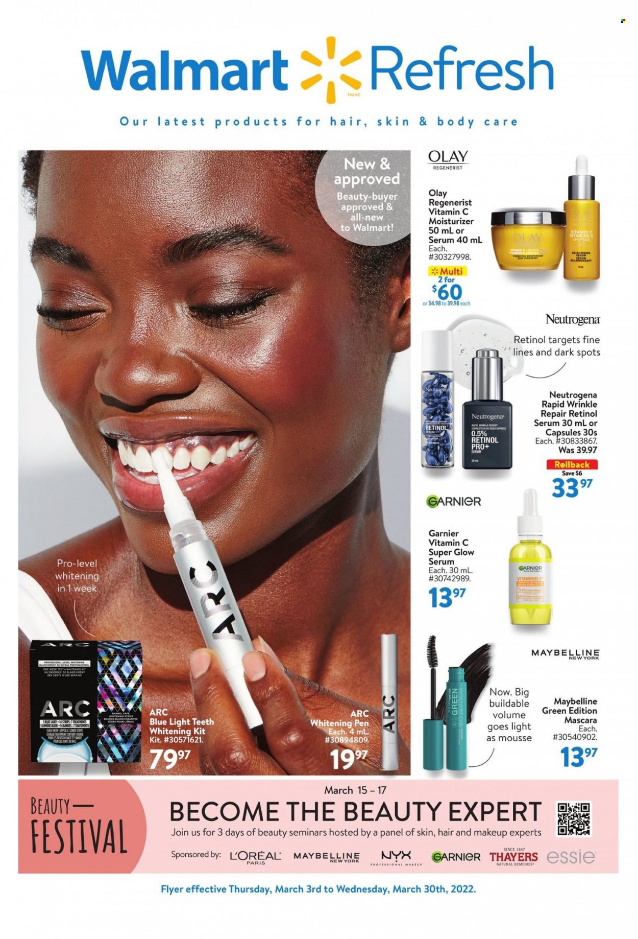 Walmart flyer - March 03, 2022 - March 30, 2022. Page 1