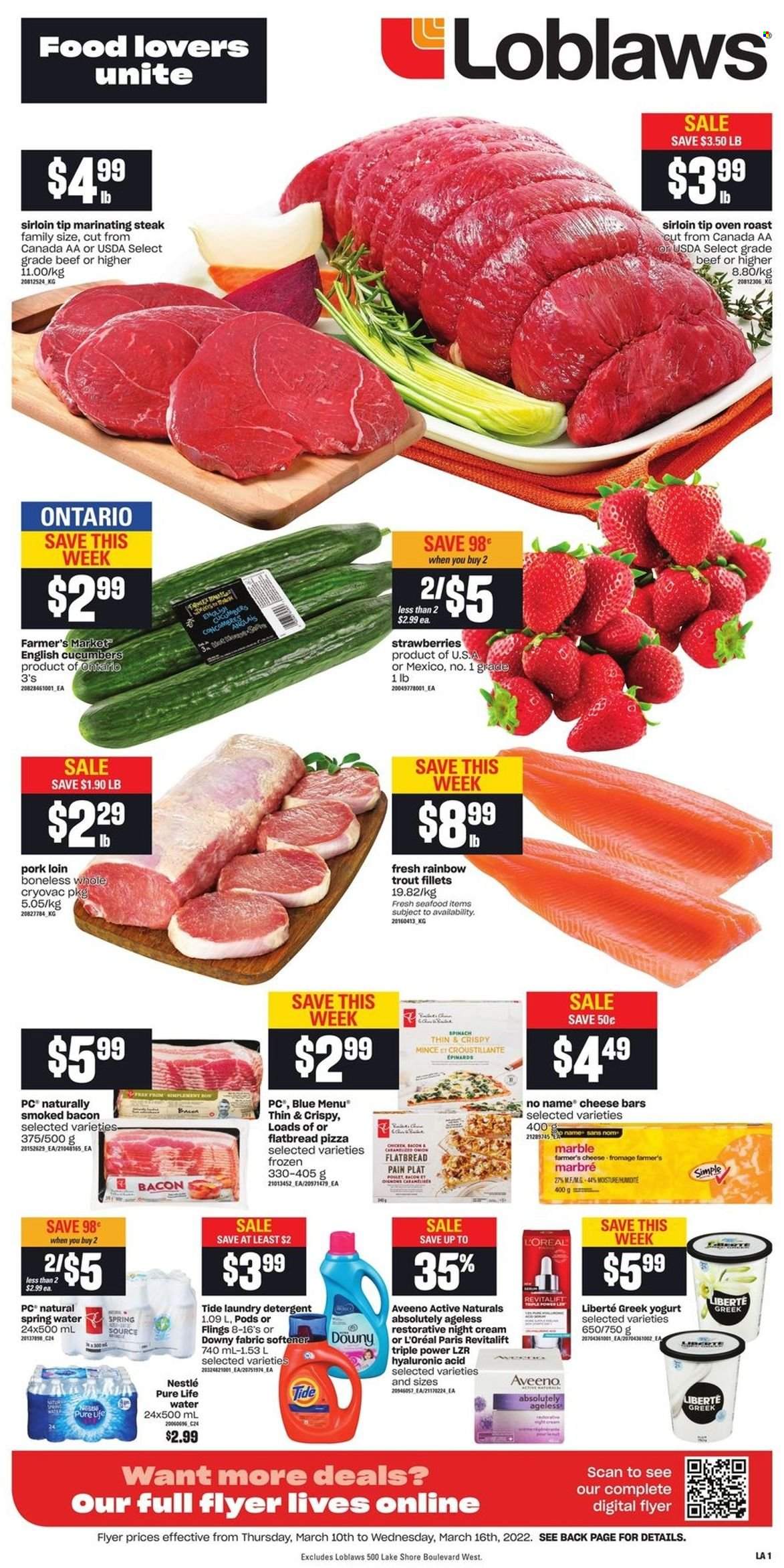 Loblaws flyer - March 10, 2022 - March 16, 2022. Page 1