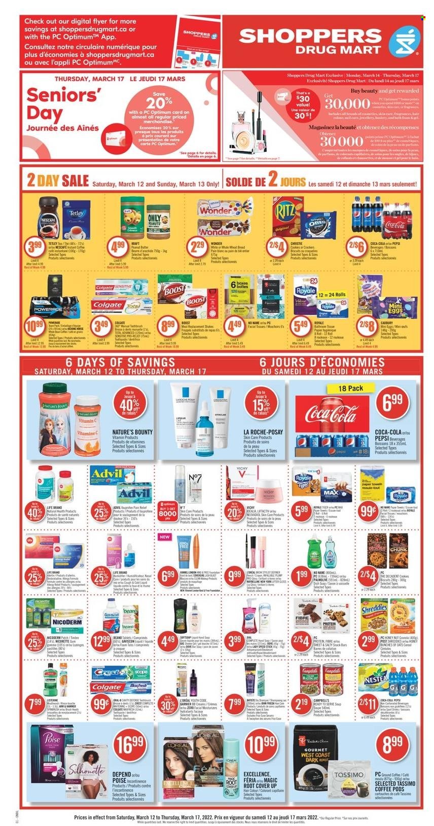 Shoppers Drug Mart flyer - March 12, 2022 - March 17, 2022. Page 1
