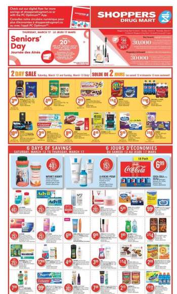 Circulaire Shoppers Drug Mart - 12 Mars 2022 - 17 Mars 2022.