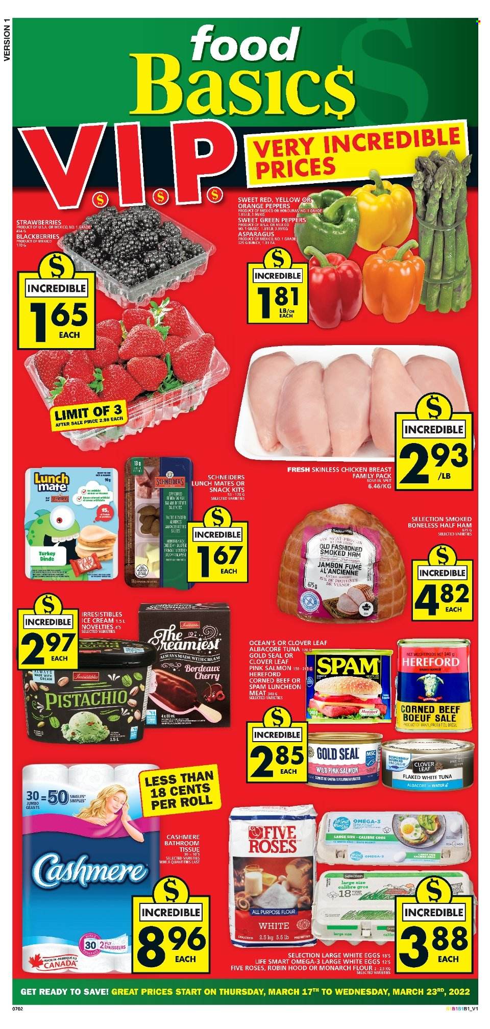 Food Basics flyer - March 17, 2022 - March 23, 2022. Page 1