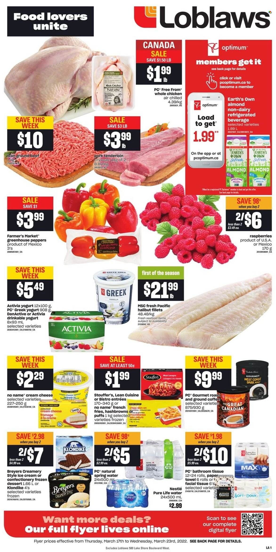 Loblaws flyer - March 17, 2022 - March 23, 2022. Page 1
