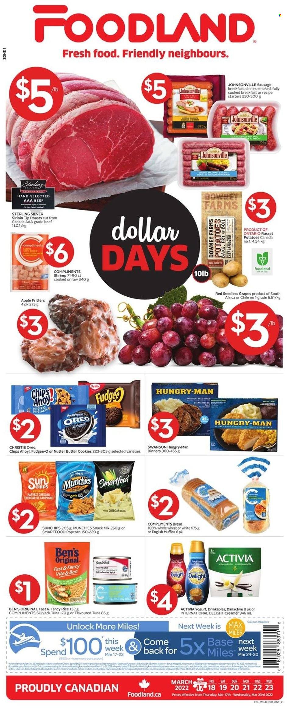 Foodland flyer - March 17, 2022 - March 23, 2022. Page 1