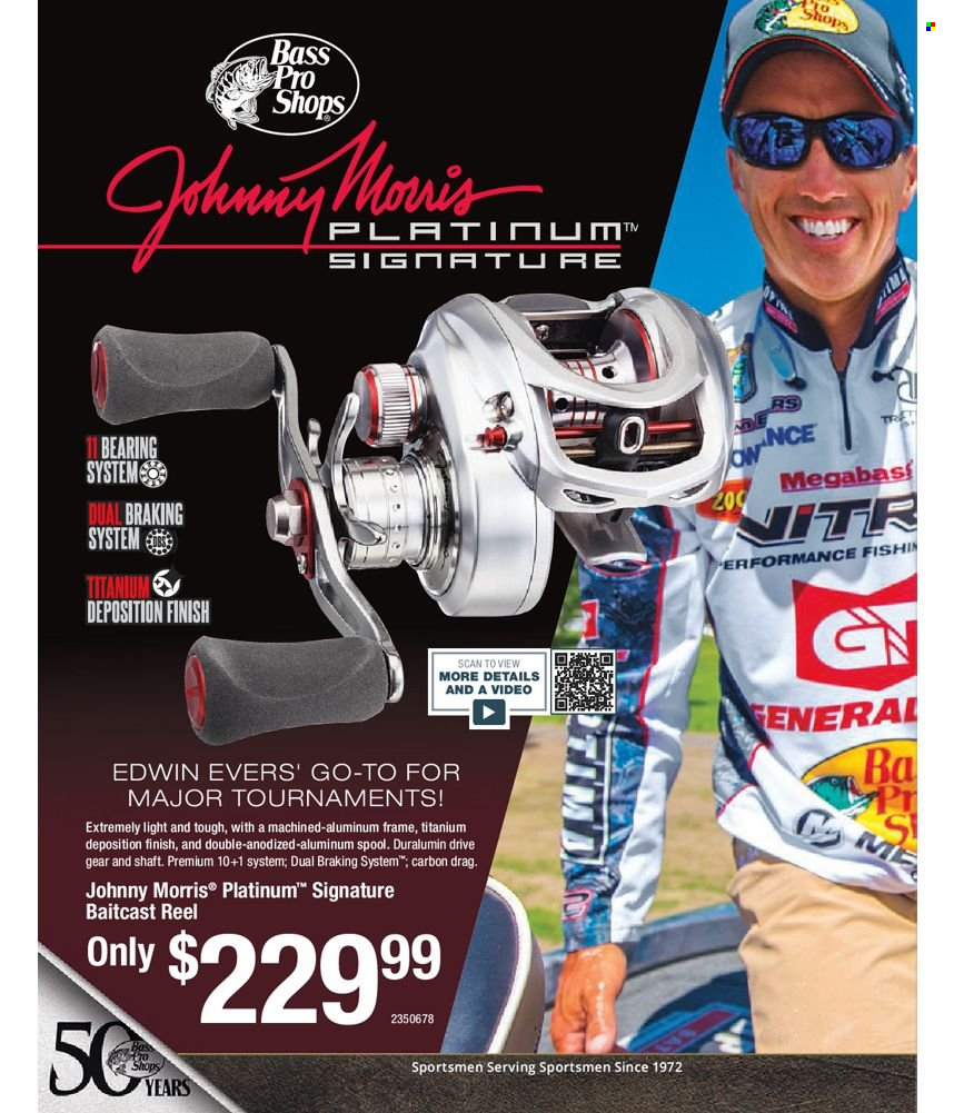 thumbnail - Bass Pro Shops Flyer - Sales products - baitcast reel, Bass Pro, reel. Page 74.