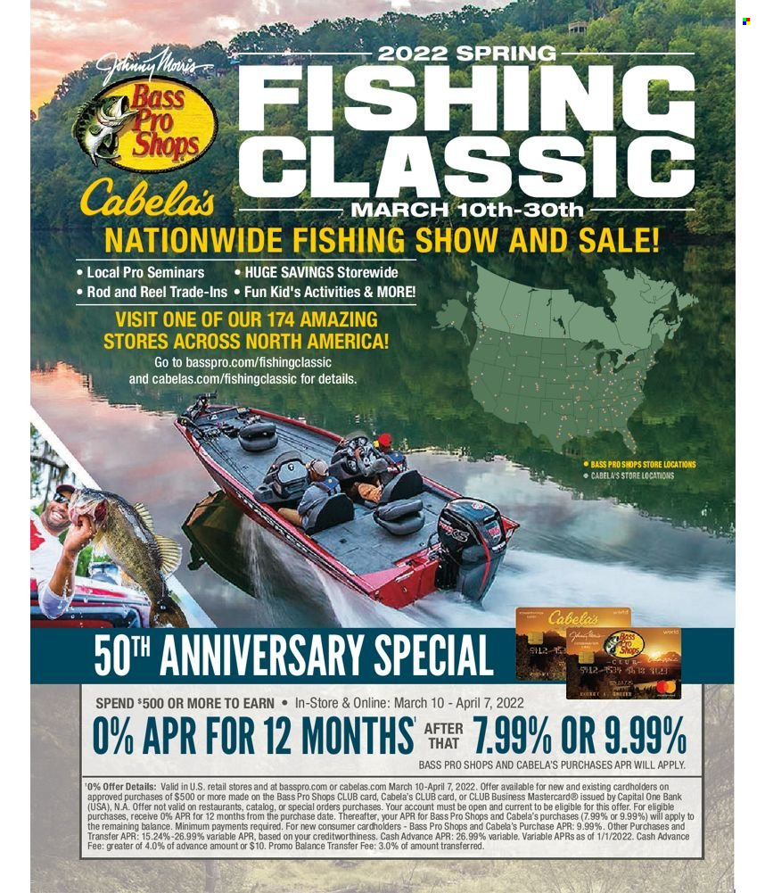 thumbnail - Bass Pro Shops Flyer - Sales products - reel. Page 128.