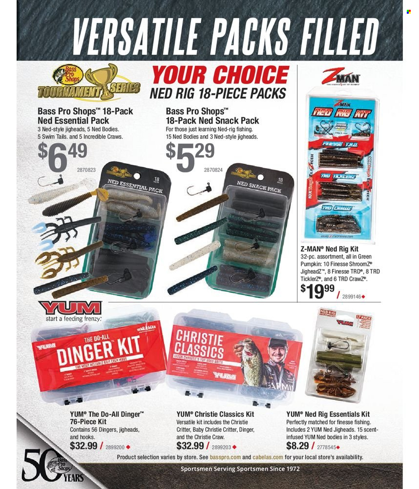 thumbnail - Bass Pro Shops Flyer - Sales products - Bass Pro. Page 208.