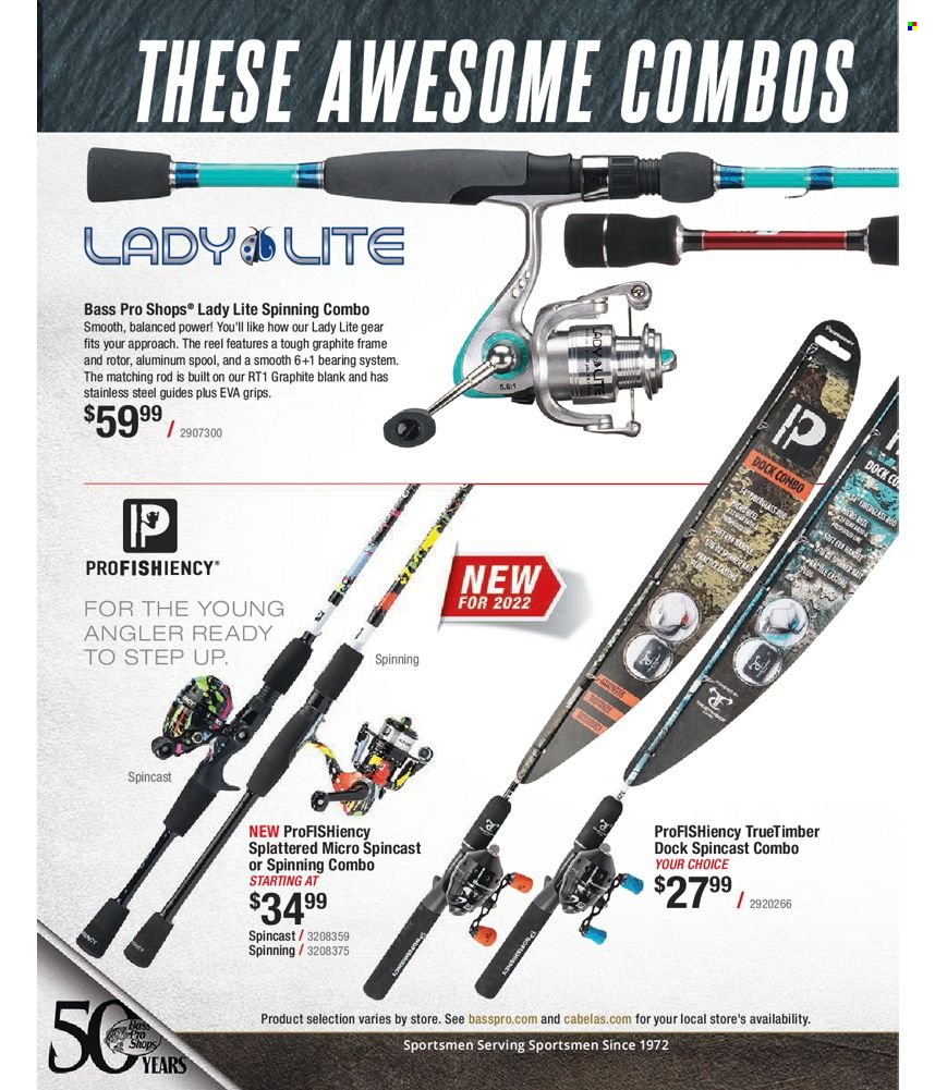 thumbnail - Bass Pro Shops Flyer - Sales products - Bass Pro, reel. Page 224.