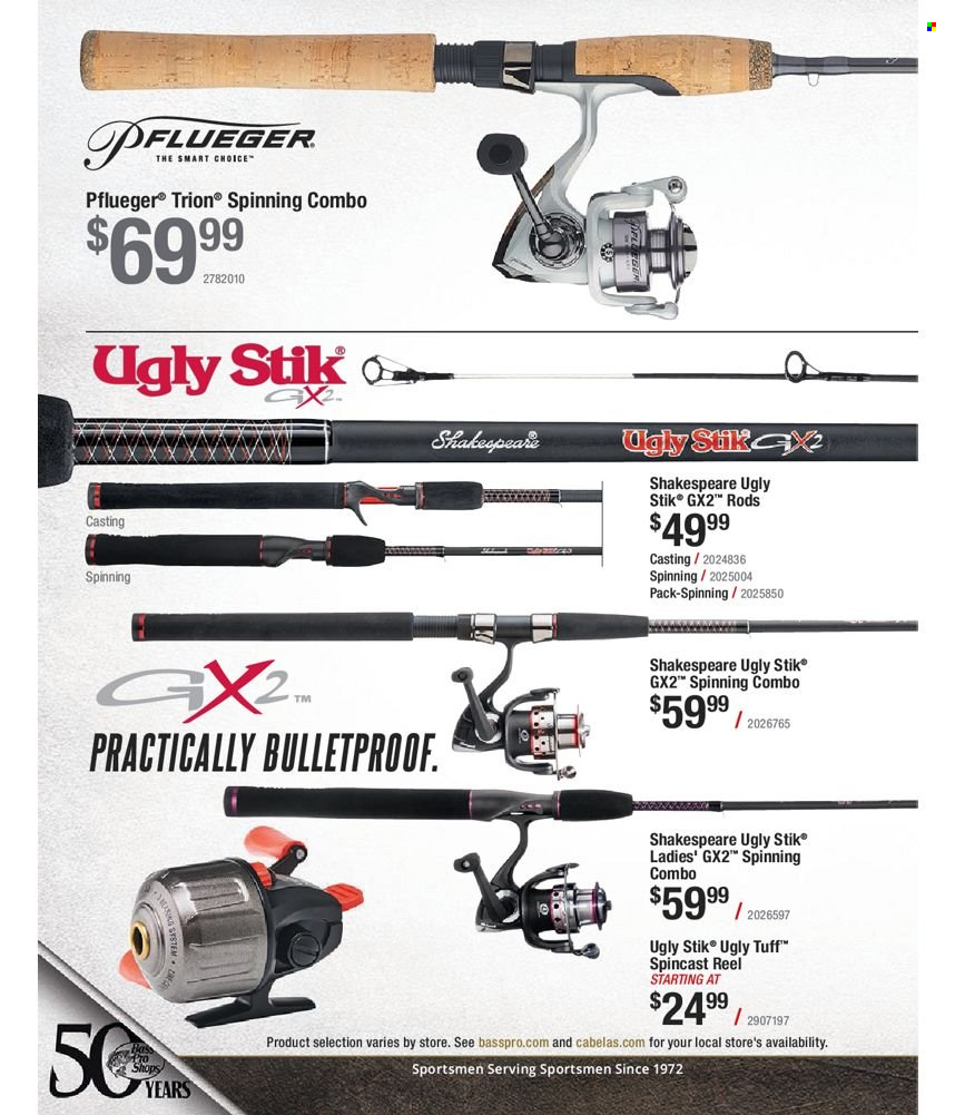 thumbnail - Bass Pro Shops Flyer - Sales products - reel. Page 226.
