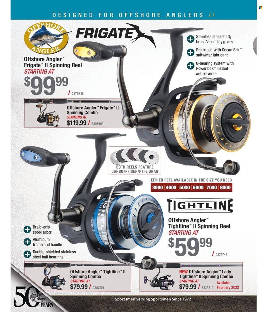 thumbnail - Bass Pro Shops Flyer - Sales products - reel, spinning reel. Page 356.