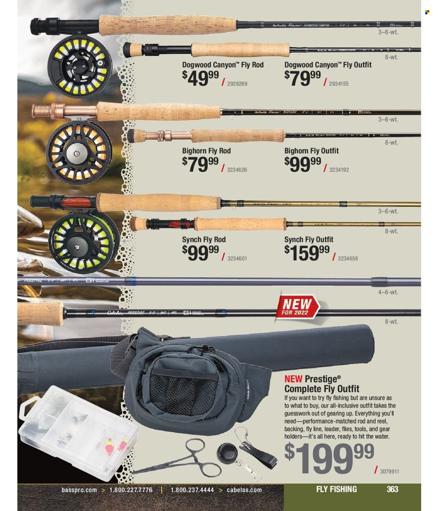 thumbnail - Bass Pro Shops Flyer - Sales products - reel, leader. Page 363.