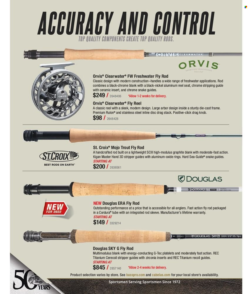 thumbnail - Bass Pro Shops Flyer - Sales products - reel. Page 368.