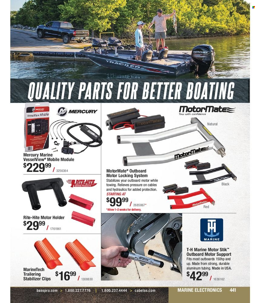 thumbnail - Bass Pro Shops Flyer - Sales products - holder. Page 441.
