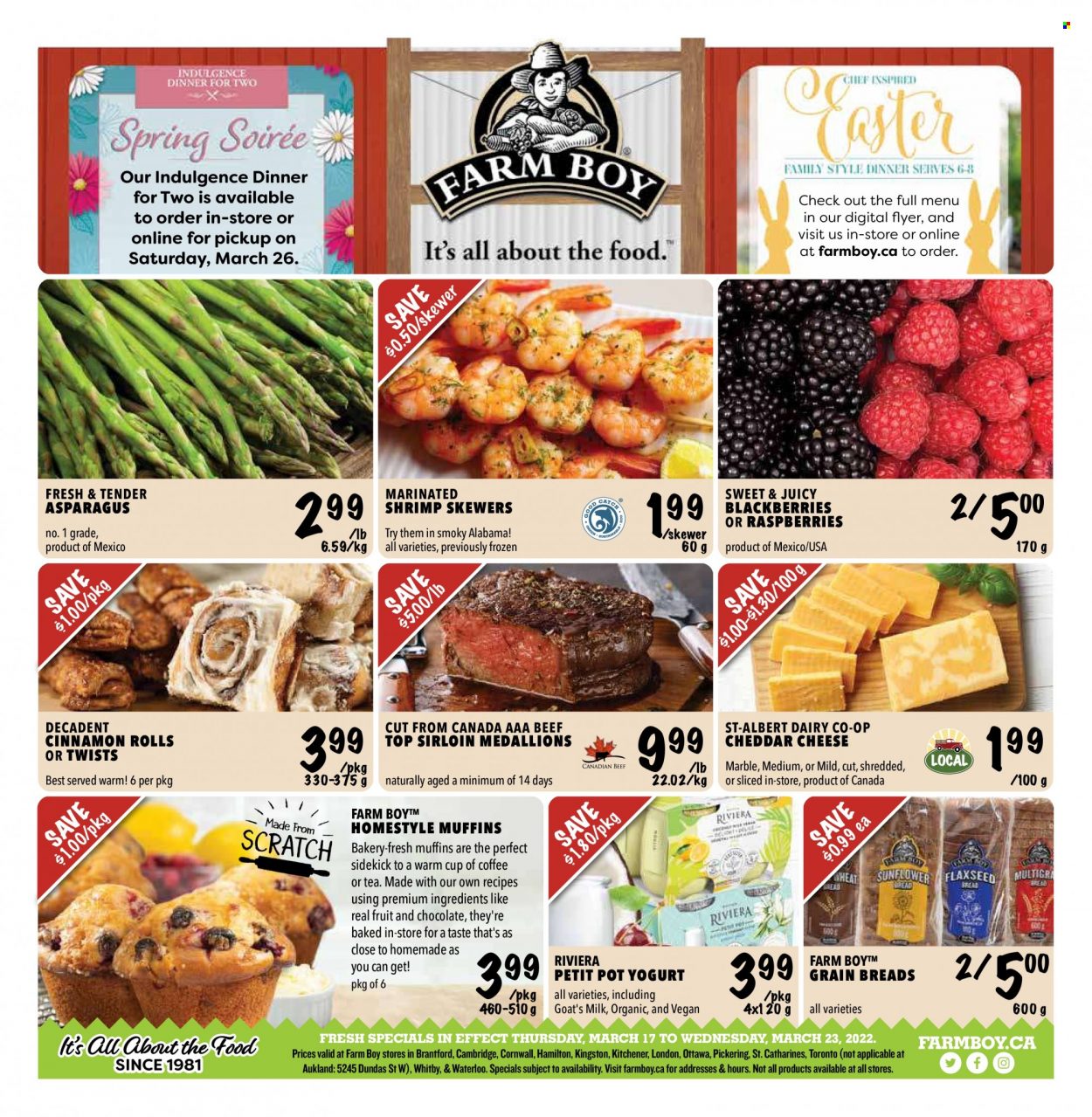 Farm Boy flyer - March 17, 2022 - March 23, 2022. Page 1