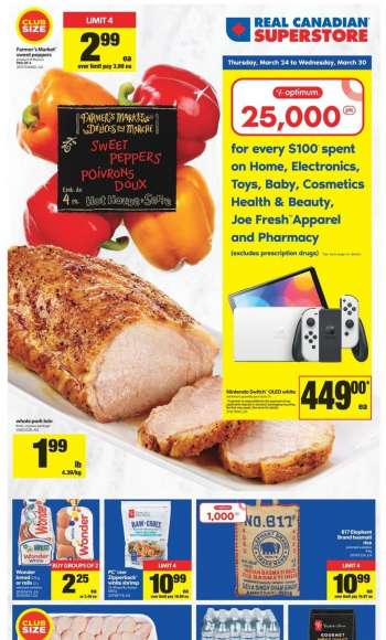 Real Canadian Superstore Flyer - March 24, 2022 - March 30, 2022.