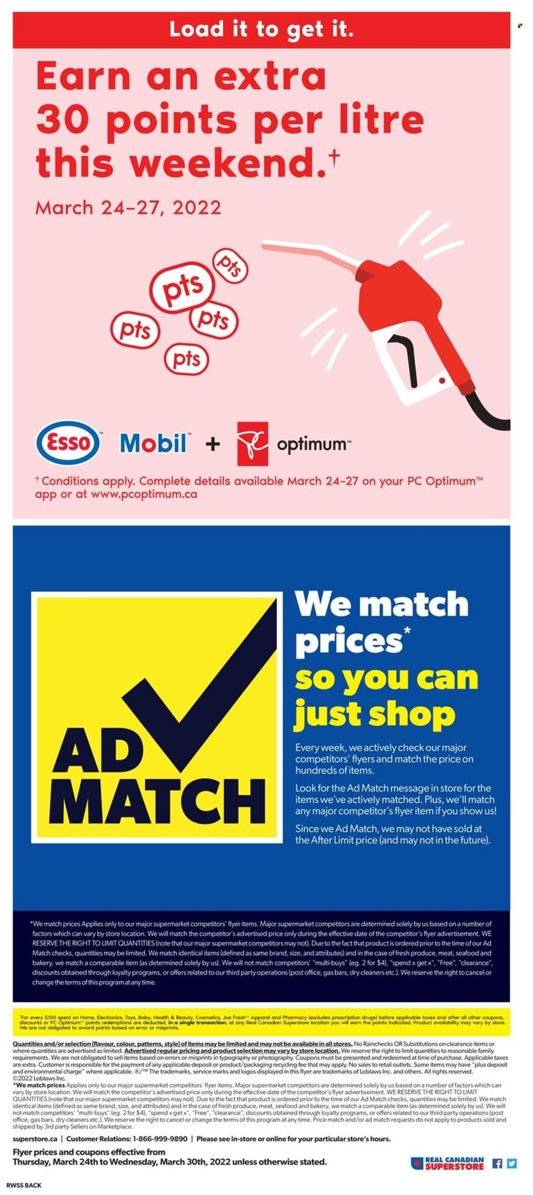 Real Canadian Superstore flyer - March 24, 2022 - March 30, 2022. Page 24