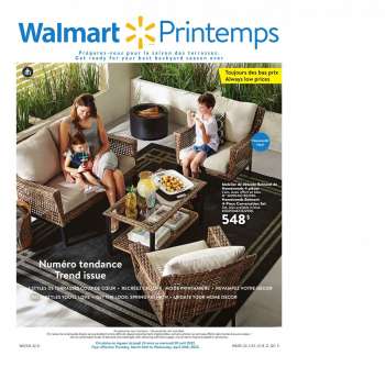Walmart Flyer - March 24, 2022 - April 20, 2022.