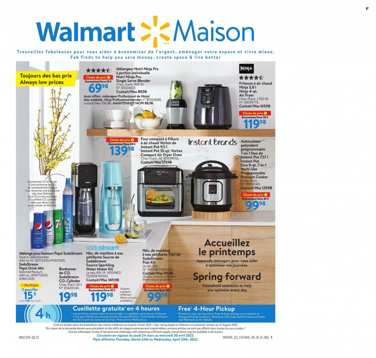 Walmart flyer - March 24, 2022 - April 20, 2022. Page 1