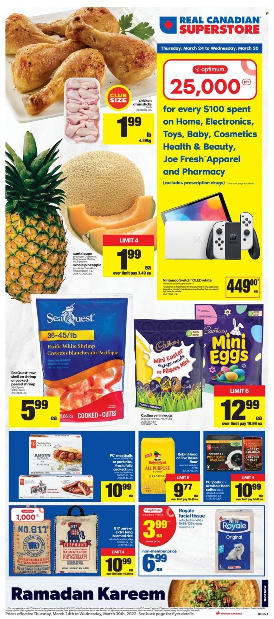 Real Canadian Superstore flyer - March 24, 2022 - March 30, 2022. Page 1