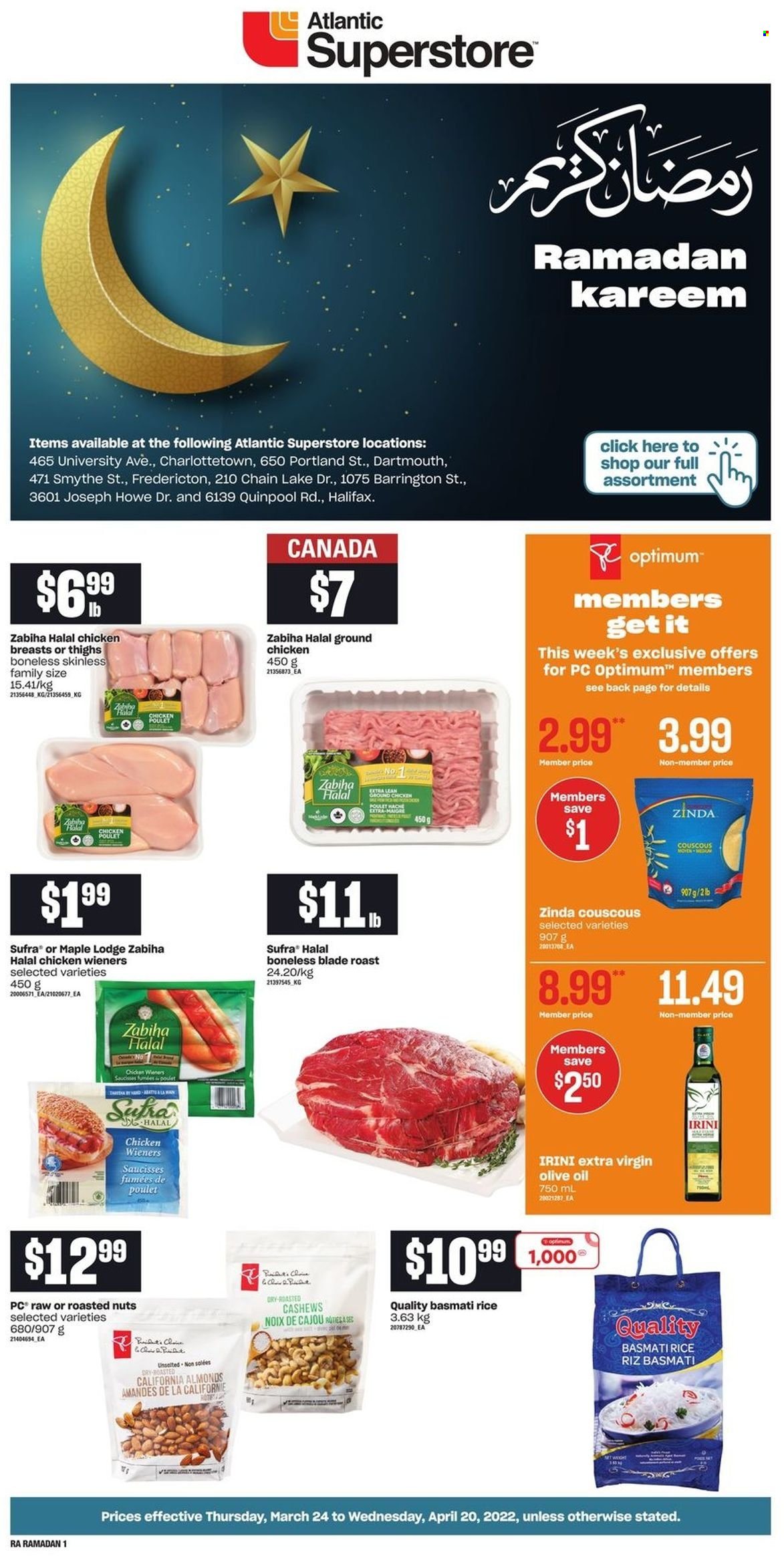 Atlantic Superstore flyer - March 24, 2022 - April 20, 2022. Page 1