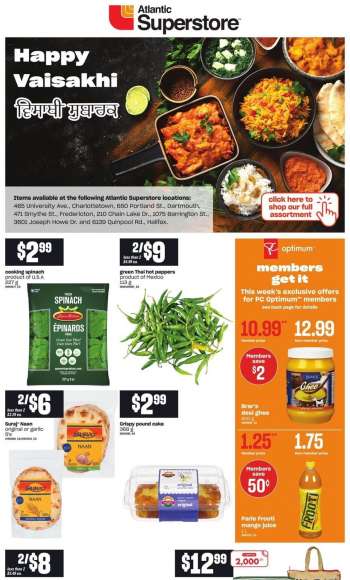 Atlantic Superstore Flyer - March 24, 2022 - April 13, 2022.