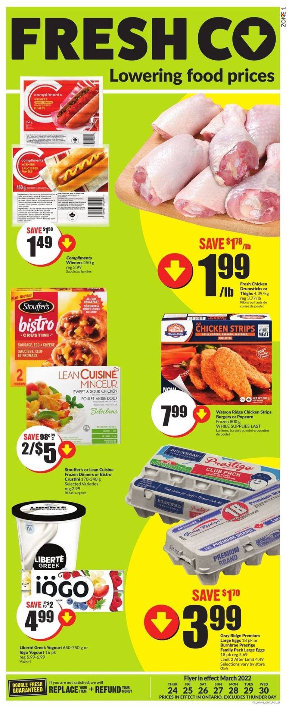 FreshCo. flyer - March 24, 2022 - March 30, 2022. Page 1