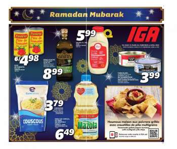IGA Flyer - March 31, 2022 - April 06, 2022.