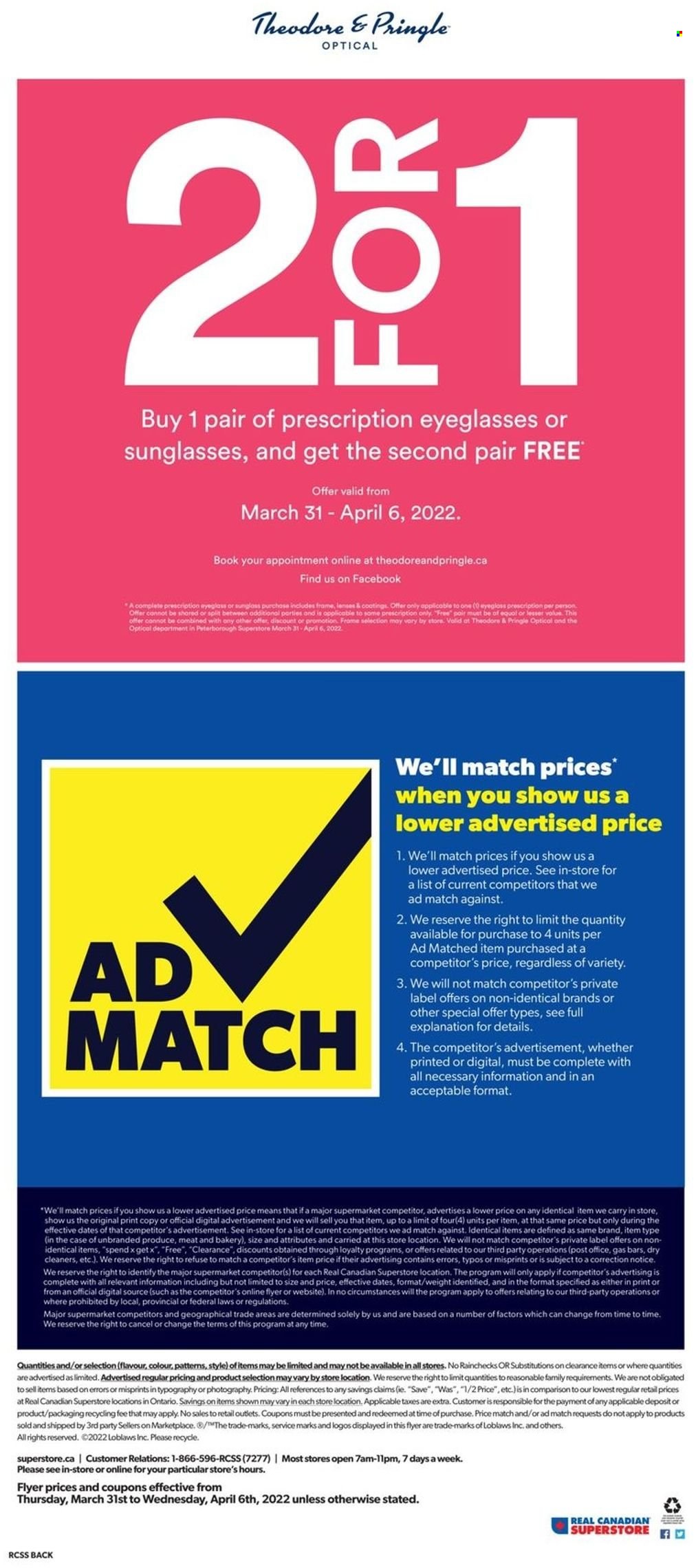 Real Canadian Superstore flyer - March 31, 2022 - April 06, 2022. Page 14
