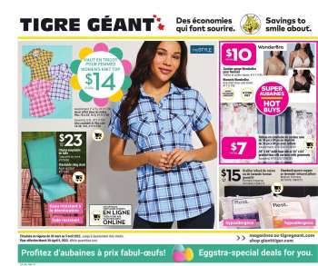 Circulaire Giant Tiger - 30 Mars 2022 - 05 Avril 2022.