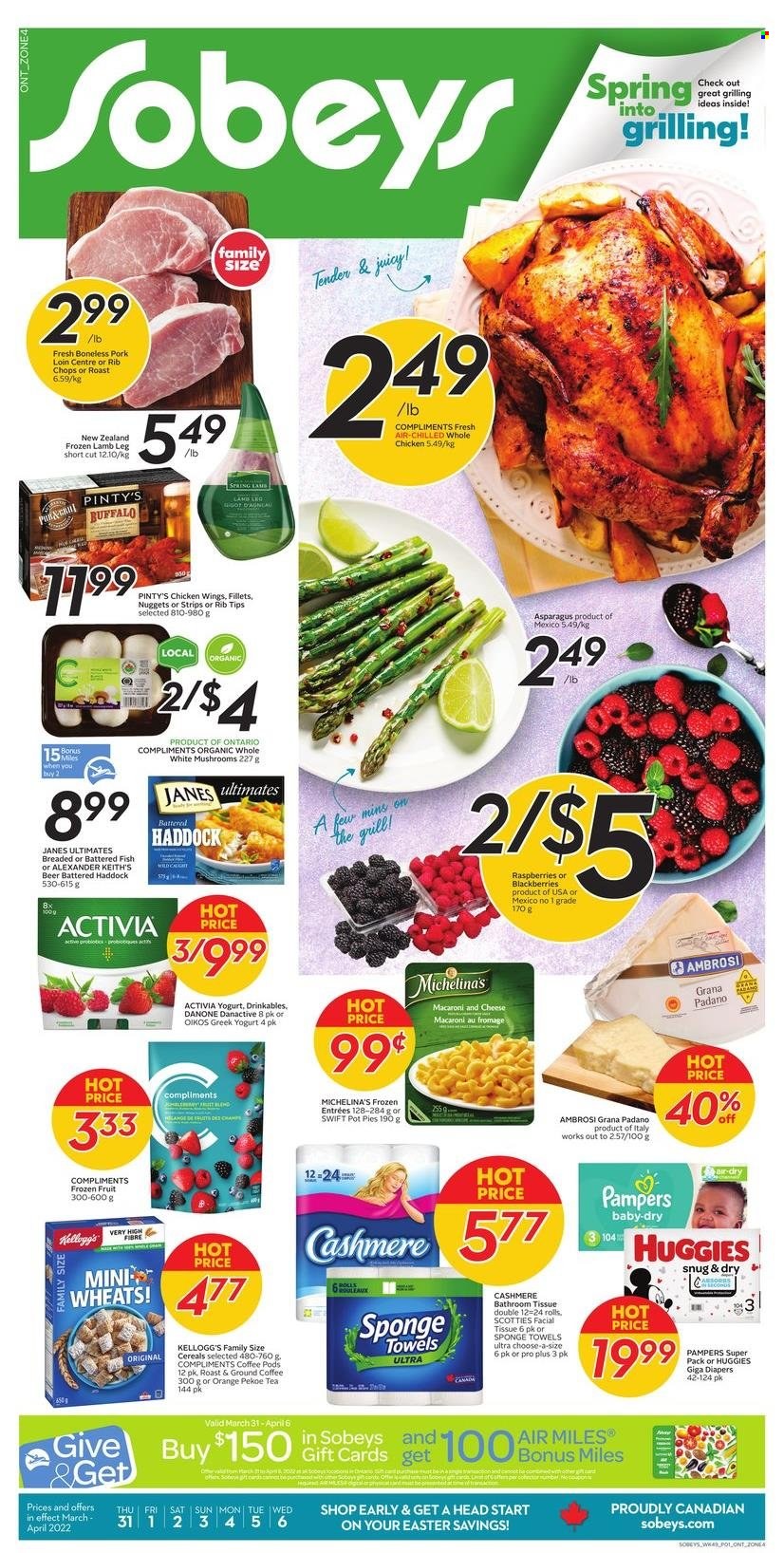 Sobeys flyer - March 31, 2022 - April 06, 2022. Page 1