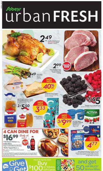 Sobeys Urban Fresh Flyer - March 31, 2022 - April 06, 2022.