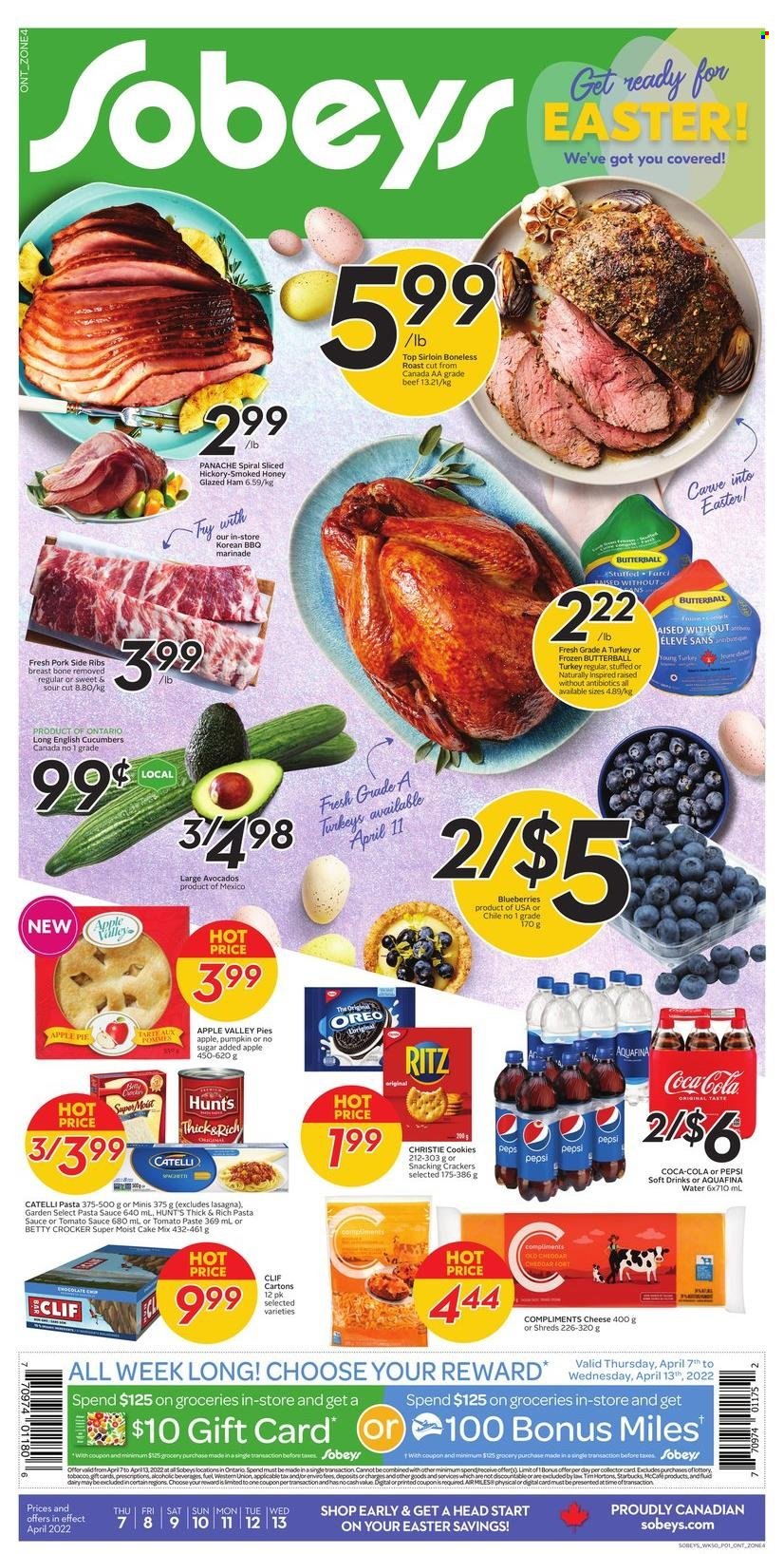 Sobeys flyer - April 07, 2022 - April 13, 2022. Page 1