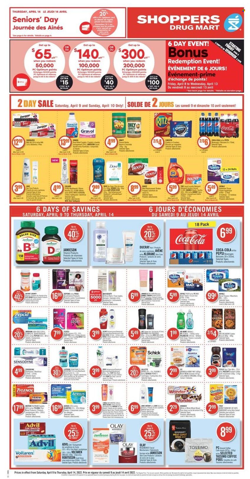 Shoppers Drug Mart flyer - April 09, 2022 - April 14, 2022. Page 1