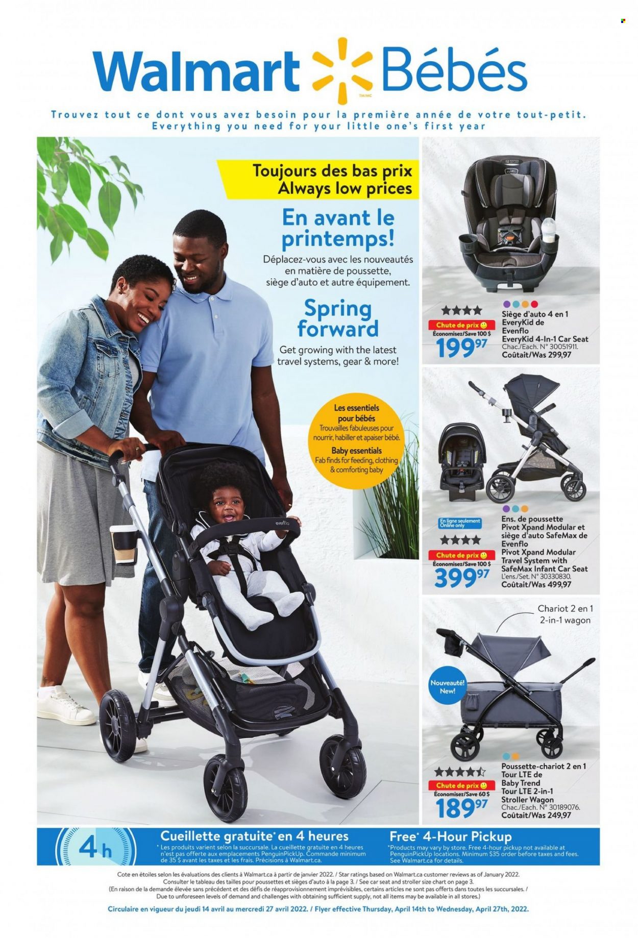 Walmart flyer - April 14, 2022 - April 27, 2022. Page 1
