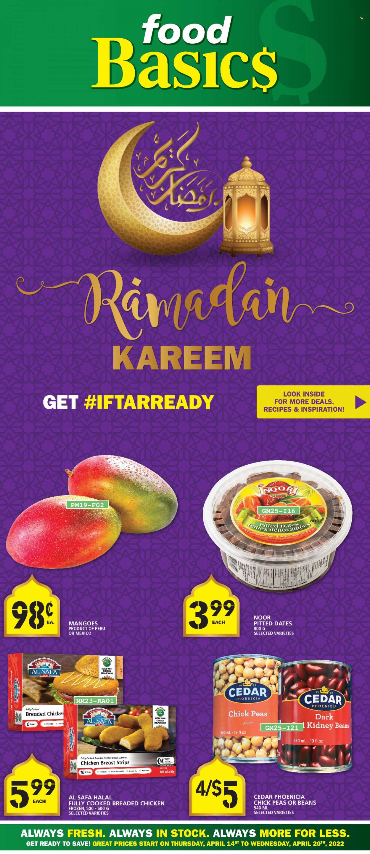 Food Basics flyer - April 14, 2022 - April 20, 2022. Page 1
