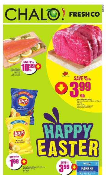 Chalo! FreshCo. Flyer - April 14, 2022 - April 20, 2022.