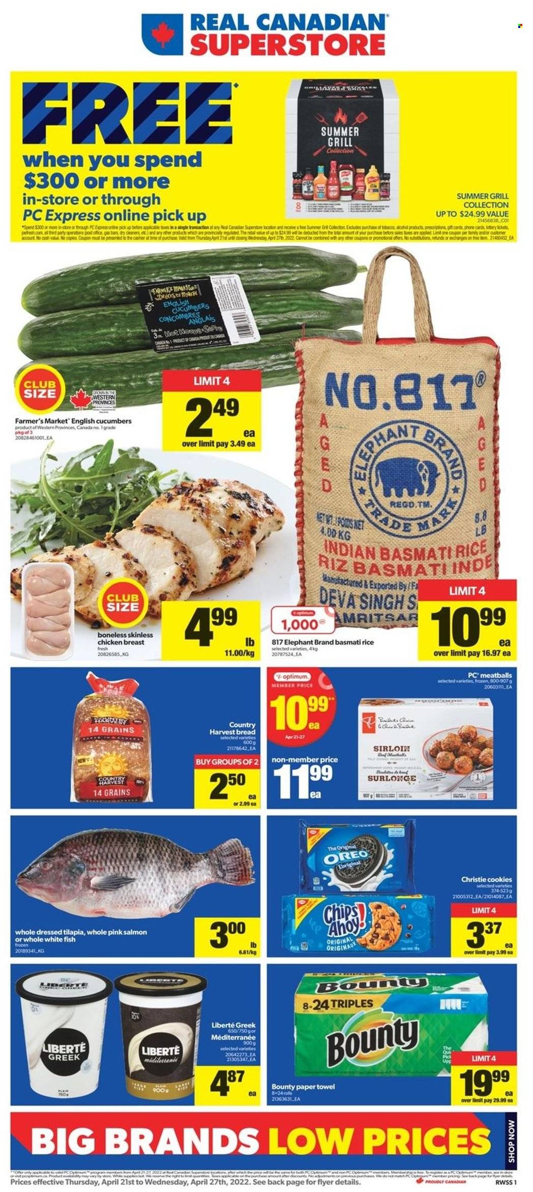 Real Canadian Superstore flyer - April 21, 2022 - April 27, 2022. Page 1
