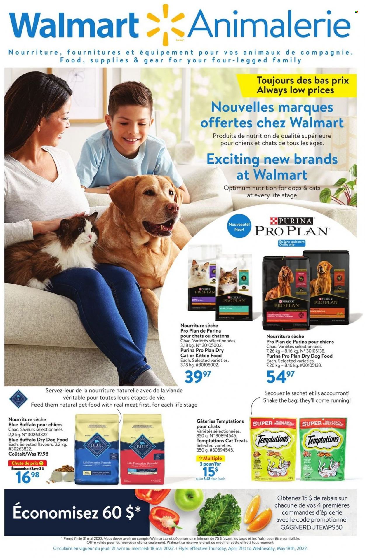 Walmart flyer - April 21, 2022 - May 18, 2022. Page 1