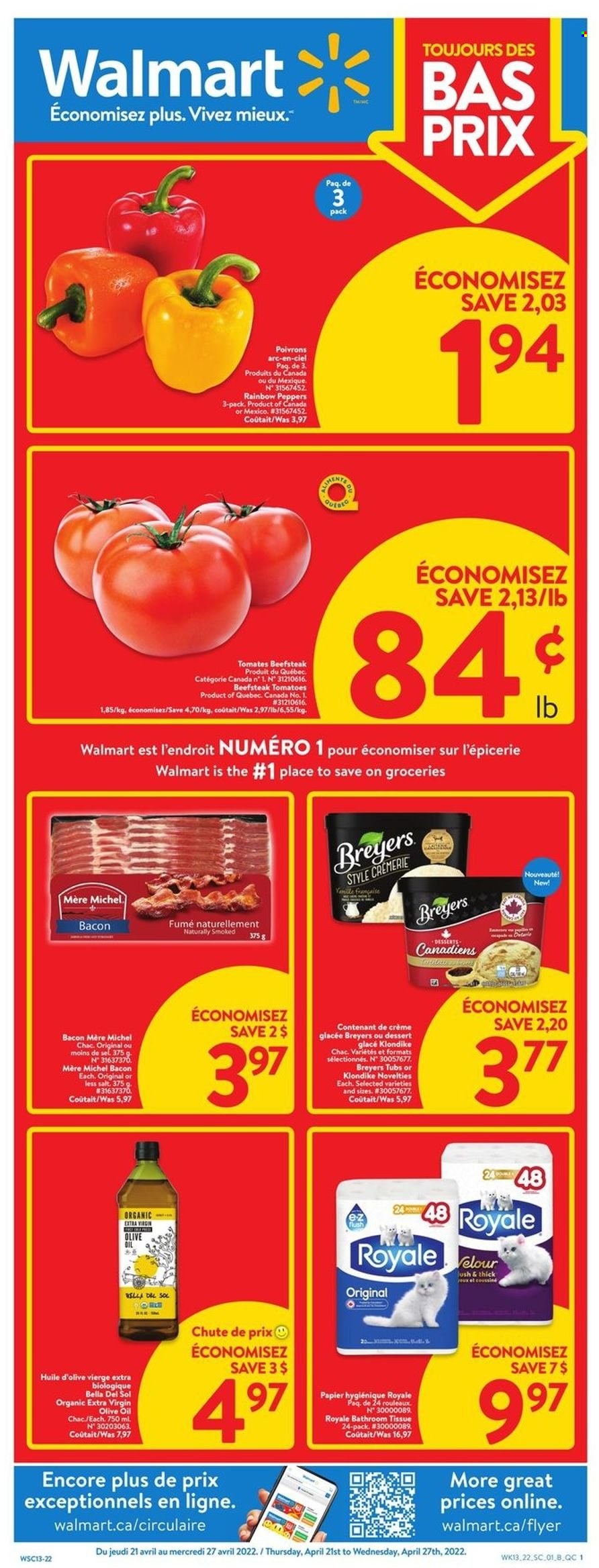 Walmart flyer - April 21, 2022 - April 27, 2022. Page 1