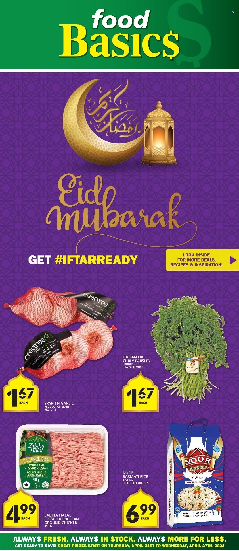 Food Basics flyer - April 21, 2022 - April 27, 2022. Page 1